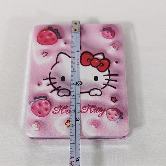 Hello Kitty Sanrio Kawaii Rectangle Double Sided Portable Folding Compact Mirror - Picture 6 of 6